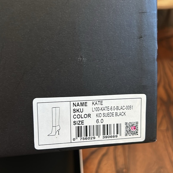 CLOSET CLOSING Larroude The Kate Boot in Black Sz 6 Revolve - Picture 6 of 9